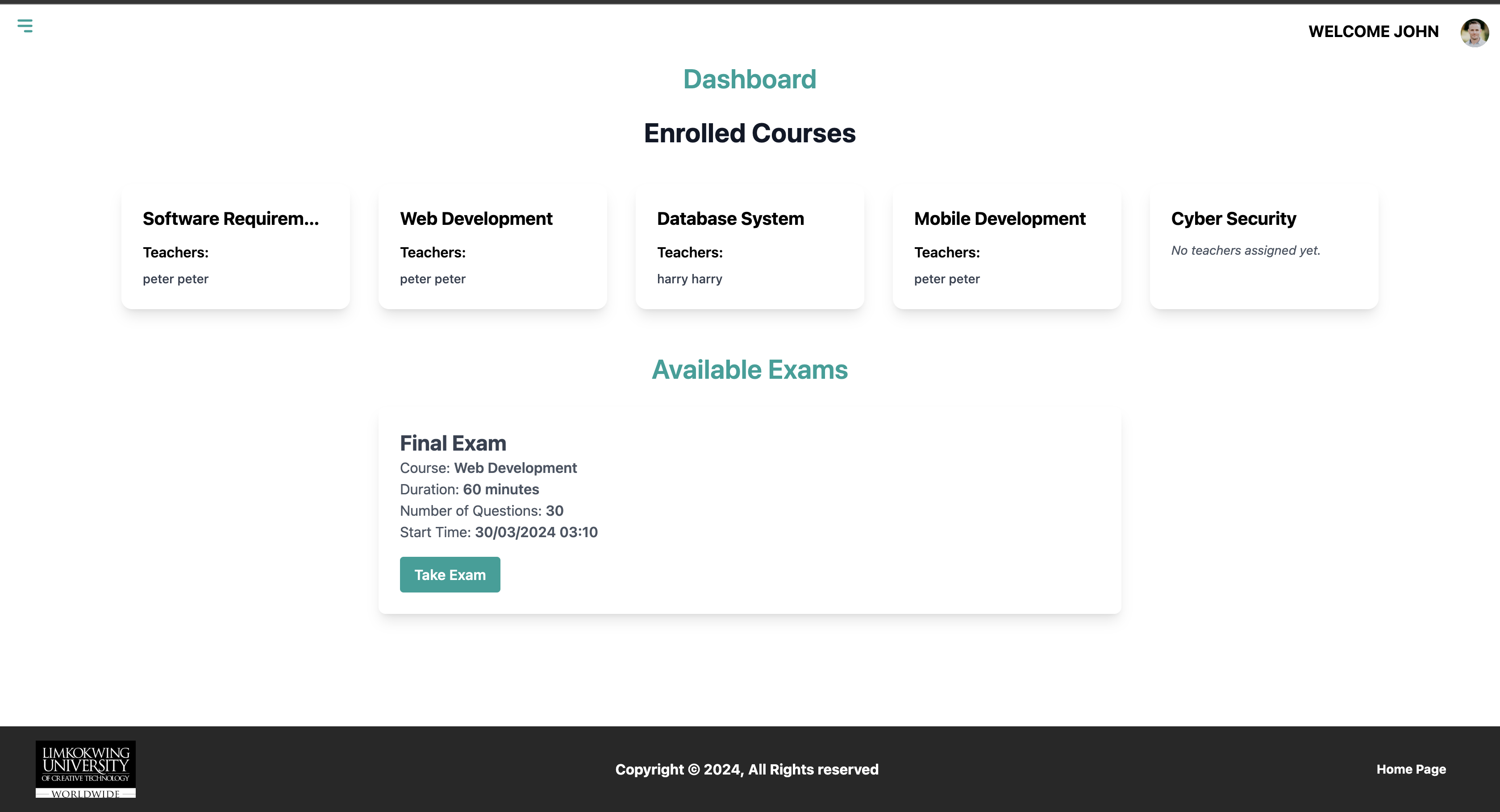 Online Exam Management System - Image 1
